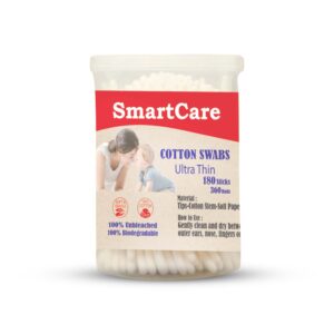 SmartCare Thin Cotton Bud For Baby – 180 Pcs